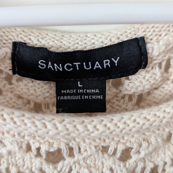 Sanctuary Summer Shell Knit Dress NWOT Size L - Picture 3 of 7